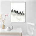 Picture of Misty Forest Trees _GroupedProduct_Rectangle_Portrait_Canvas_Framed_