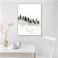Picture of Misty Forest Trees _GroupedProduct_Rectangle_Portrait_Canvas_Framed_