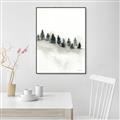 Picture of Misty Forest Trees _GroupedProduct_Rectangle_Portrait_Canvas_Framed_