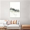 Picture of Misty Forest Trees _GroupedProduct_Rectangle_Portrait_Canvas_Framed_