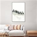 Picture of Misty Forest Trees _GroupedProduct_Rectangle_Portrait_Canvas_Framed_