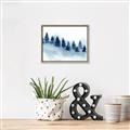 Picture of Misty Forest Blue Trees _GroupedProduct_Rectangle_Landscape_Canvas_Framed_
