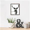 Picture of Sketched Deer  _GroupedProduct_Rectangle_Portrait_Canvas_Framed_