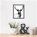 Picture of Sketched Deer  _GroupedProduct_Rectangle_Portrait_Canvas_Framed_