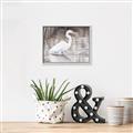 Picture of Wading Egret _GroupedProduct_Rectangle_Landscape_Canvas_Framed_
