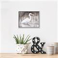 Picture of Wading Egret _GroupedProduct_Rectangle_Landscape_Canvas_Framed_