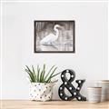 Picture of Wading Egret _GroupedProduct_Rectangle_Landscape_Canvas_Framed_