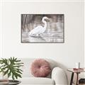 Picture of Wading Egret _GroupedProduct_Rectangle_Landscape_Canvas_Framed_