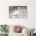 Picture of Wading Egret _GroupedProduct_Rectangle_Landscape_Canvas_Framed_