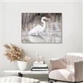 Picture of Wading Egret _GroupedProduct_Rectangle_Landscape_Canvas_Framed_
