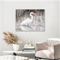 Picture of Wading Egret _GroupedProduct_Rectangle_Landscape_Canvas_Framed_