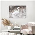 Picture of Wading Egret _GroupedProduct_Rectangle_Landscape_Canvas_Framed_