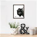 Picture of Sketched Bison _GroupedProduct_Rectangle_Portrait_Canvas_Framed_