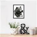 Picture of Sketched Bear _GroupedProduct_Rectangle_Portrait_Canvas_Framed_