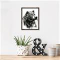 Picture of Sketched Bear _GroupedProduct_Rectangle_Portrait_Canvas_Framed_