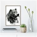 Picture of Sketched Bear _GroupedProduct_Rectangle_Portrait_Canvas_Framed_