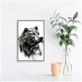Picture of Sketched Bear _GroupedProduct_Rectangle_Portrait_Canvas_Framed_