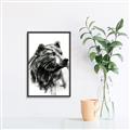 Picture of Sketched Bear _GroupedProduct_Rectangle_Portrait_Canvas_Framed_