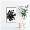 Picture of Sketched Bear _GroupedProduct_Rectangle_Portrait_Canvas_Framed_