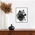Picture of Sketched Bear _GroupedProduct_Rectangle_Portrait_Canvas_Framed_