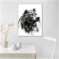 Picture of Sketched Bear _GroupedProduct_Rectangle_Portrait_Canvas_Framed_