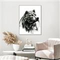 Picture of Sketched Bear _GroupedProduct_Rectangle_Portrait_Canvas_Framed_