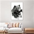 Picture of Sketched Bear _GroupedProduct_Rectangle_Portrait_Canvas_Framed_