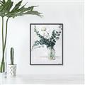 Picture of Flower in Bottle _GroupedProduct_Rectangle_Portrait_Canvas_Framed_