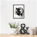 Picture of Sketched Ram _GroupedProduct_Rectangle_Portrait_Canvas_Framed_