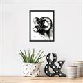 Picture of Sketched Ram _GroupedProduct_Rectangle_Portrait_Canvas_Framed_