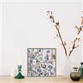 Picture of Flower Flurry I _GroupedProduct_Square_Canvas_Framed_