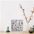 Picture of Flower Flurry I _GroupedProduct_Square_Canvas_Framed_
