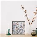 Picture of Flower Flurry I _GroupedProduct_Square_Canvas_Framed_