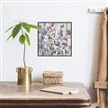 Picture of Flower Flurry I _GroupedProduct_Square_Canvas_Framed_