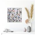 Picture of Flower Flurry I _GroupedProduct_Square_Canvas_Framed_