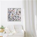 Picture of Flower Flurry I _GroupedProduct_Square_Canvas_Framed_