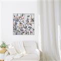 Picture of Flower Flurry I _GroupedProduct_Square_Canvas_Framed_