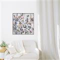 Picture of Flower Flurry I _GroupedProduct_Square_Canvas_Framed_