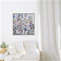 Picture of Flower Flurry II _GroupedProduct_Square_Canvas_Framed_