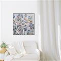 Picture of Flower Flurry II _GroupedProduct_Square_Canvas_Framed_
