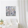 Picture of Flower Flurry II _GroupedProduct_Square_Canvas_Framed_