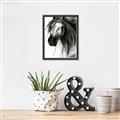 Picture of Sketched Horse _GroupedProduct_Rectangle_Portrait_Canvas_Framed_