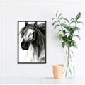 Picture of Sketched Horse _GroupedProduct_Rectangle_Portrait_Canvas_Framed_