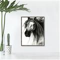Picture of Sketched Horse _GroupedProduct_Rectangle_Portrait_Canvas_Framed_
