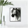 Picture of Sketched Horse _GroupedProduct_Rectangle_Portrait_Canvas_Framed_