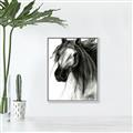 Picture of Sketched Horse _GroupedProduct_Rectangle_Portrait_Canvas_Framed_
