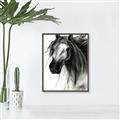 Picture of Sketched Horse _GroupedProduct_Rectangle_Portrait_Canvas_Framed_