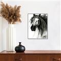 Picture of Sketched Horse _GroupedProduct_Rectangle_Portrait_Canvas_Framed_