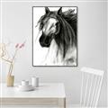 Picture of Sketched Horse _GroupedProduct_Rectangle_Portrait_Canvas_Framed_