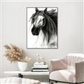 Picture of Sketched Horse _GroupedProduct_Rectangle_Portrait_Canvas_Framed_
